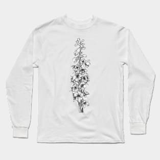 Larkspur Ilustration Long Sleeve T-Shirt